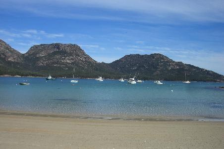 Ankunft im Freycinet National Park.