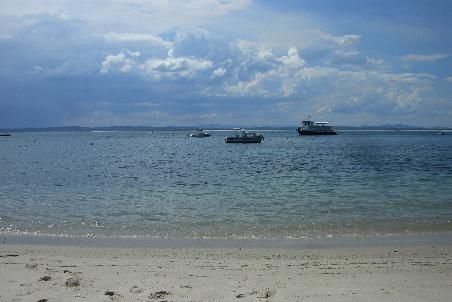 Am Strand von Port Stephens.
