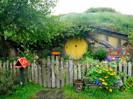 Für alle "Herr der Ringe"-Kenner: Das ist das Haus von Sam.