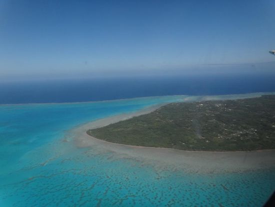 Ein Teil der Lagune aus der Luft