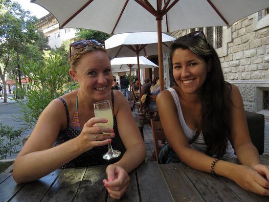 Eine kurze Pause mit Pisco Sour