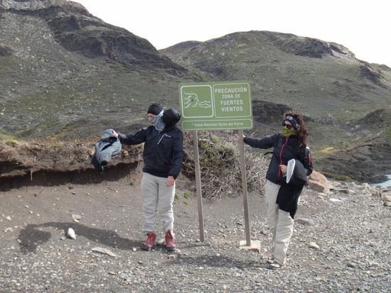 So windig war es am ersten Tag.