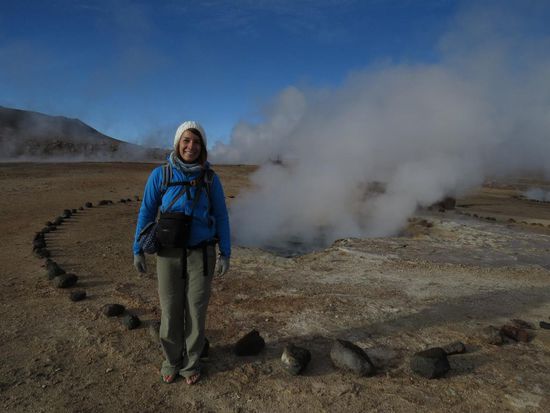 El Tatio Geysir - sehr sehr kalt!! 