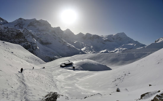 Teehaus am Weg zum Throng la pass