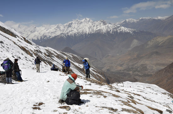 Abstieg nach Muktinath