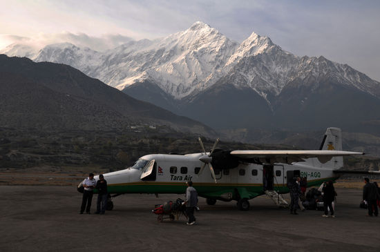 Flieger nach Pokhara