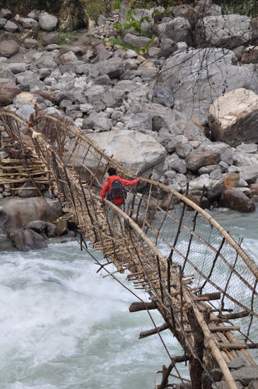 Bambusbrücke bei Buhlbuhle