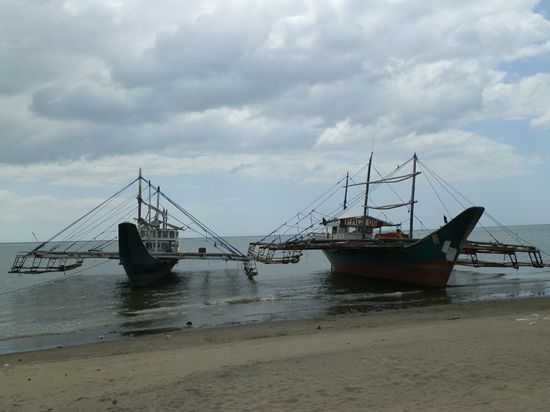Gewaltig groß die Fischerboote