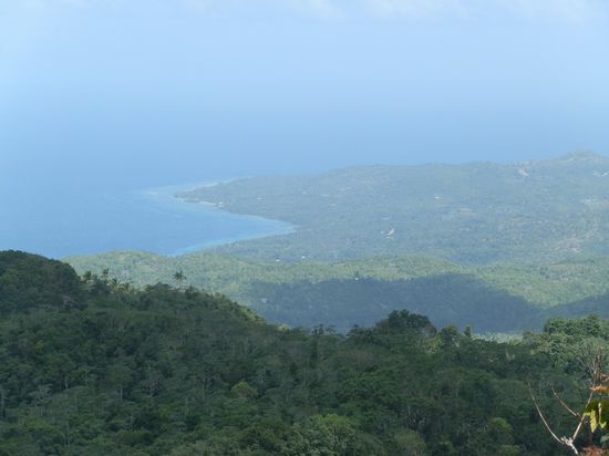 An der oberen linken Spitze wohnen wir
