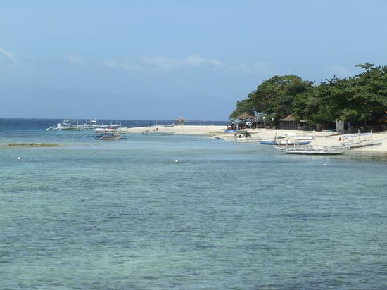 Der erste Eindruck vom White Beach