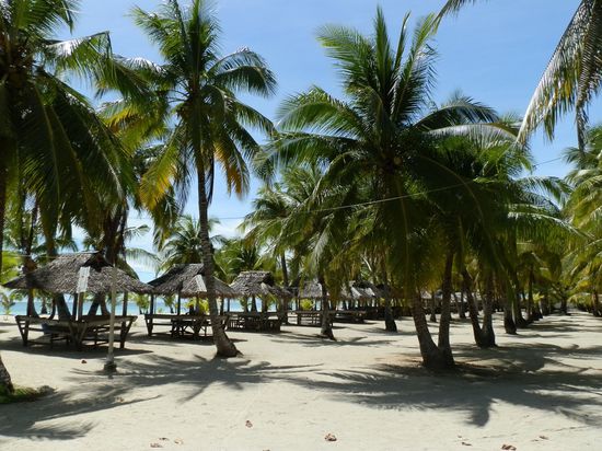 Der Blick aus unserem Bungalow