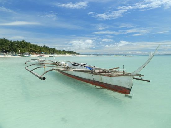 Glasklares Wasser
Am südlichem Strand entlang