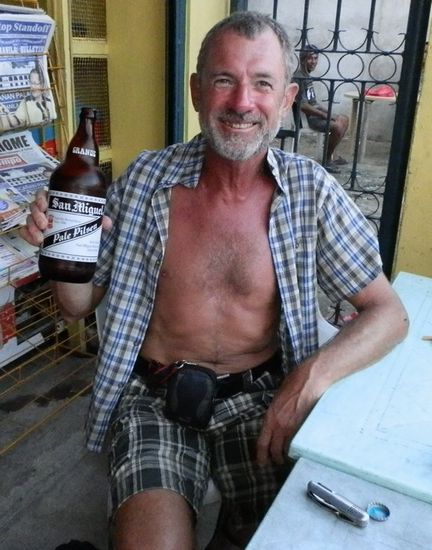 Ein kleines Bierchen nach der Anstrengung 