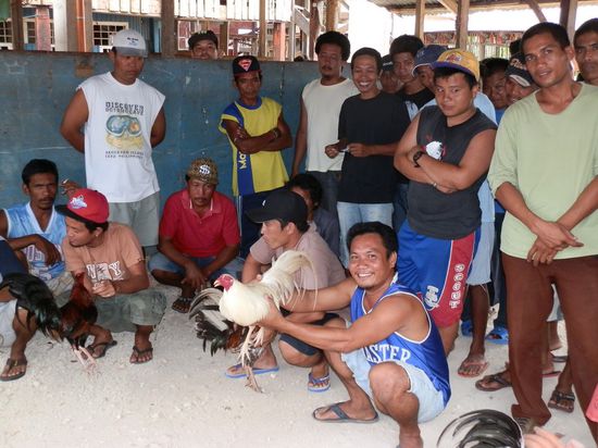 Mann und Hahn 
Stolz wie Oskar