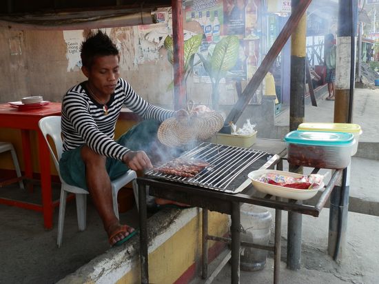 Leckere Fleischspieße