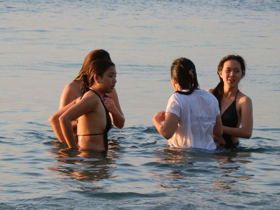 Ausgelassene Stimmung