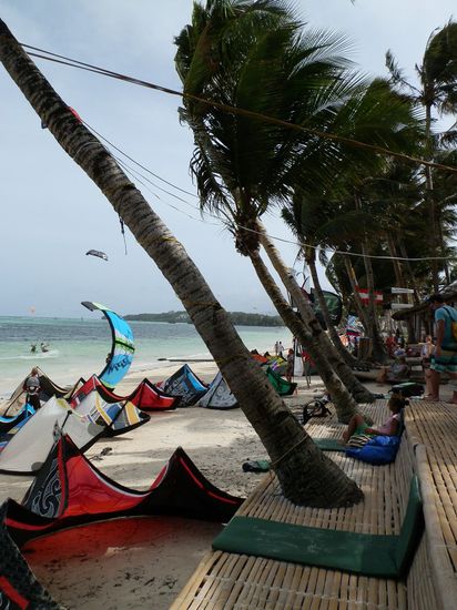 Auf der Ostseite
Das reinste Kite-Paradies so weit das Auge reicht