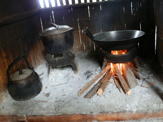 Eine super moderne Küche mit automatischer Dunstabzugshaube
Hier wurden unsere Mahlzeiten zubereitet
