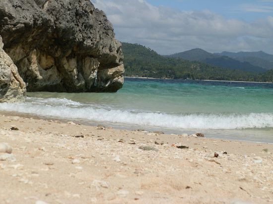 Richtiger Korallen Strand