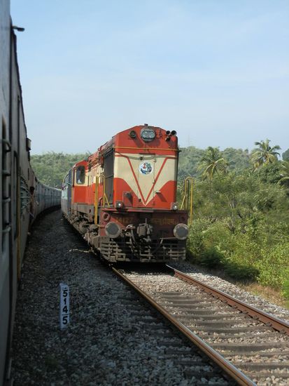 Zug fahren kann schön aber auch schrecklich sein