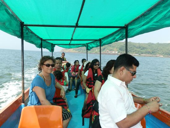 Eine Bootstour bei der Hitze ist eine klitze kleine Abkühlung