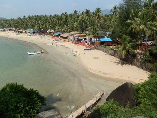 Südliches Ende der Palolem Bucht