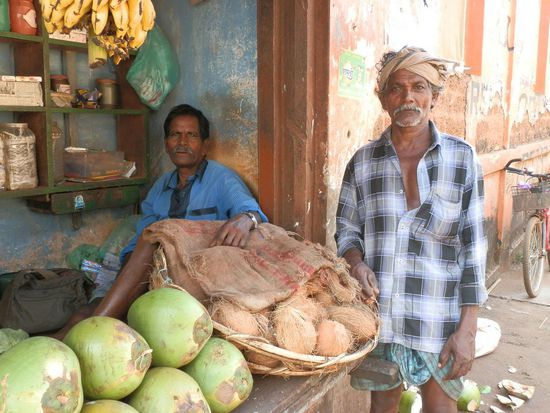Zwischdurch eine Kokosnuss