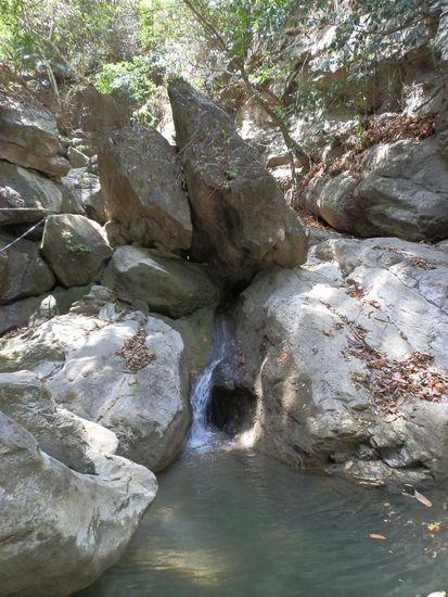 Wasser!!!
Wir dachten schon - das soll er sein 
Aber nein wir mussten noch viel weiter laufen