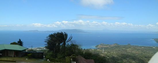 Blick Richtung White Beach und darüber hinaus