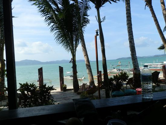 Der Blick von unserer Terrasse 