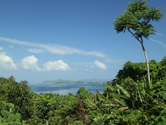 Nach viel Jungl, der Erste Blick wieder auf das Meer