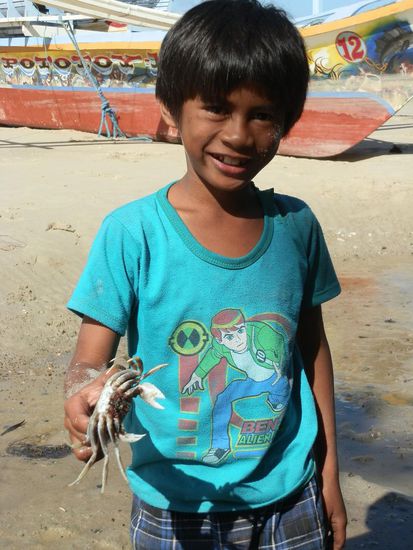 Sieht lieb aus! Ist es aber nicht!
Leine dran geknotet und schon ist es ein Haustier mit dem man spazieren geht 