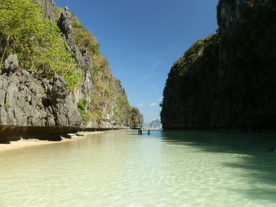 Hier konnten wir einmal durchwaten 
