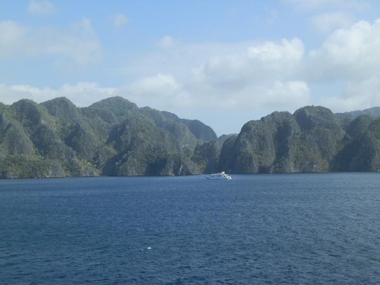 ...auf der anderen Insel von Coron aus zu sehen, so!