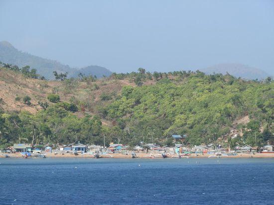 Fischerdorf kurz vor Coron