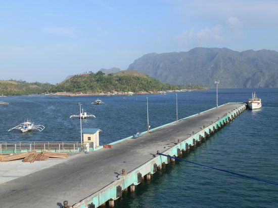 Anlegepier von Coron