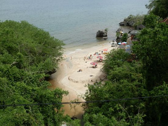 Die Padang Padang Beach
Hier darf man noch umsonst hin