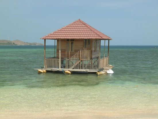 Bungalow mit Strand-, und Meerblick