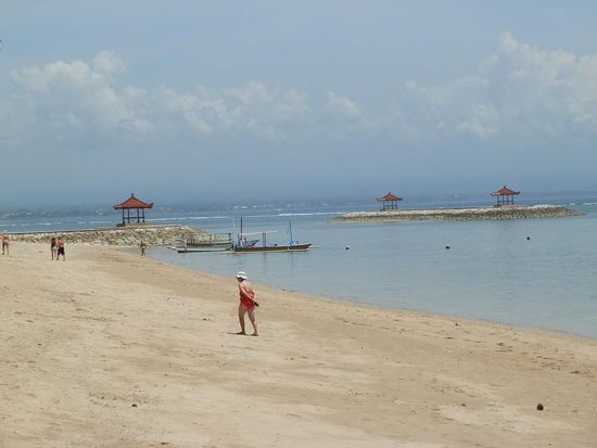 Der Strand ist hier echt schön aber das Wasser ist nicht ganz sauber