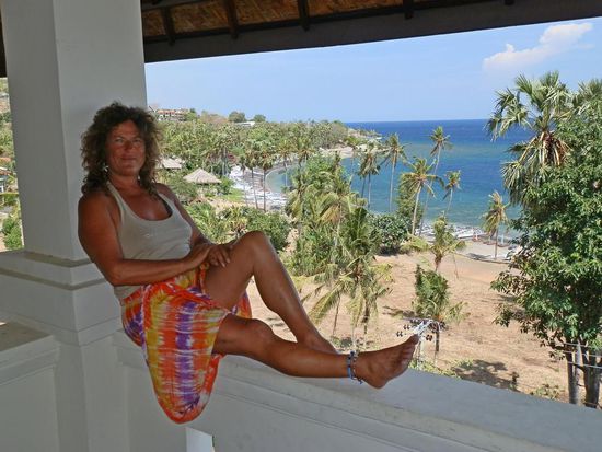 Im Bali Amed Bungalows in den vierten Etage 
Hier hält man es aus