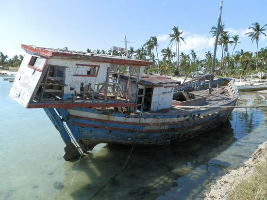 An manchen Orten war viel mehr zerstört worden als an anderen
