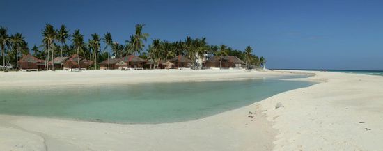 Die Sugar Beach
Das Aussehen der Sandbank verändert sich nach jeder Flut!