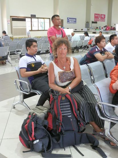 Wie auf einem Flughafen - warten, warten und nochmals warten