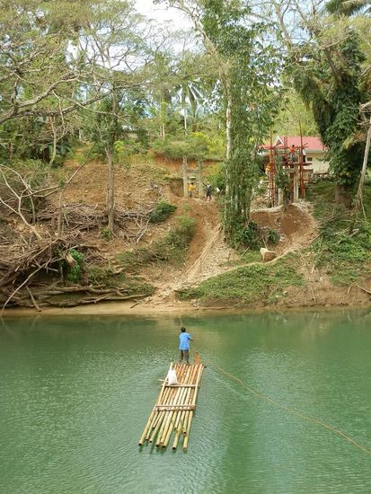 An dieser Stelle waren mal zwei große Hängebrücken
Ich hätte sie zu gerne ausprobiert - nächstes Mal vielleicht