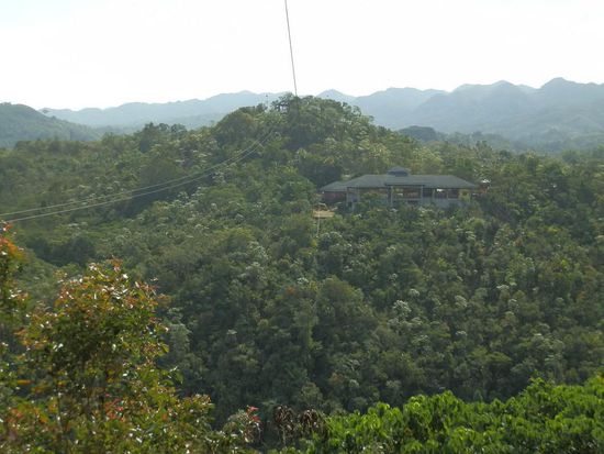 Da geht es rüber - in 120 Metern höhe