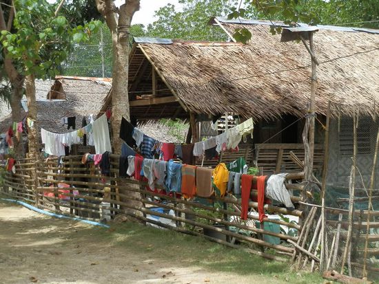 Bei den Philippinos ist immer Waschtag