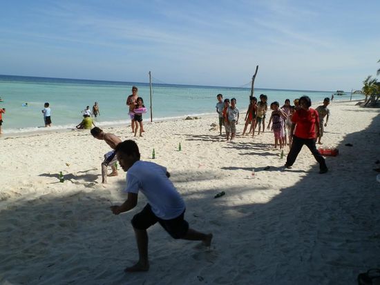 Tolle einfache Strandspiele