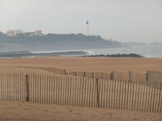 Kurz hinter Bayonne
Nach diesem Blick ging es landeinwärts nach Spanien