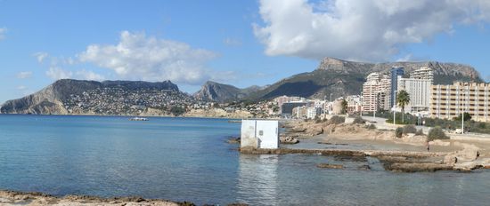 Blick Richtung Calpe Stadt