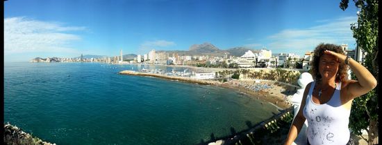 Blick richtung süden
Auf dem Felsen zwischen den beiden großen Buchten